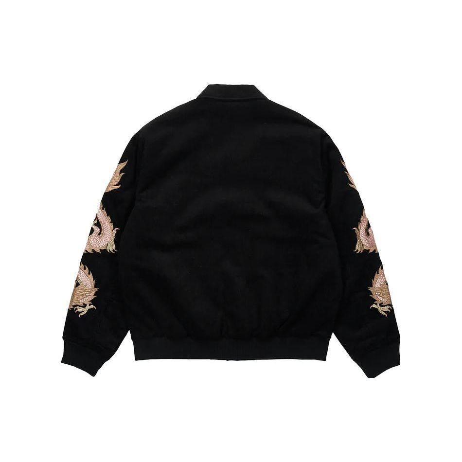 Palace Double Dragon Tour Jacket Black Unisex Outerwear P23JK172