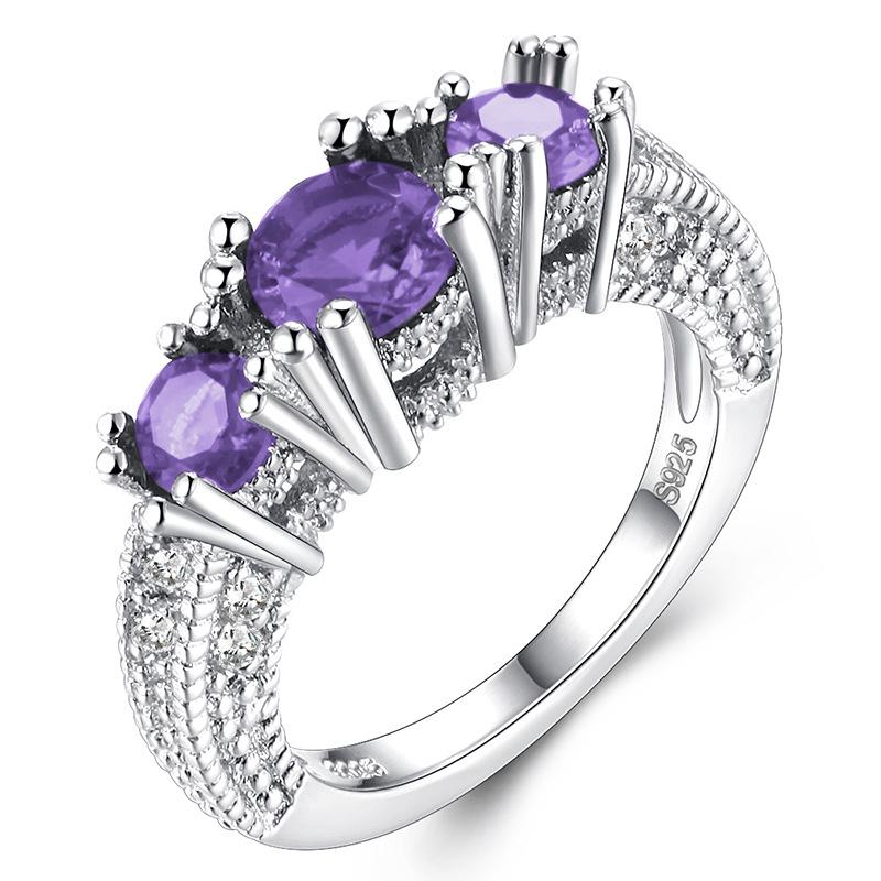 Weißer Schneeflocken Zirkon Ring Damenschmuck Geschenk