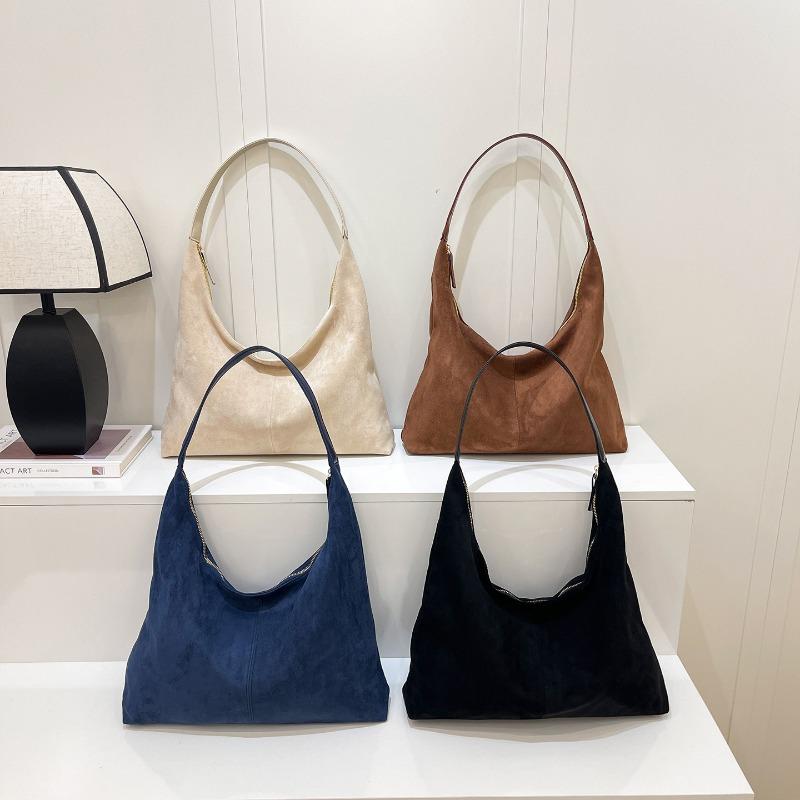 Ein-Schulter-Tasche, Lässige Tragetasche mit großem Fassungsvermögen, Hochwertige und schlichte Unterarmtasche