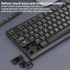 2.4GHz Wireless Keyboard Mouse Set Mobile Phone Tablet Computer Bluetooth Keyboard Mouse Set Mute 104 Keycaps Keyboard Plug and Play