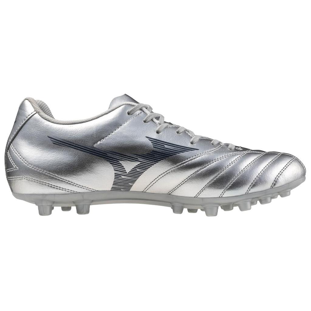 Mizuno Monarcida Neo 3 AG Rubber Short Studs Artificial Ground Anti Slip Wear Resistant Soccer Shoes Men's Silver Mizuno P1GA252604