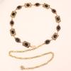 Colorful Rhinestone Belly Belts Silver Y2K Waistband Personality Women Waist Chain  Summer