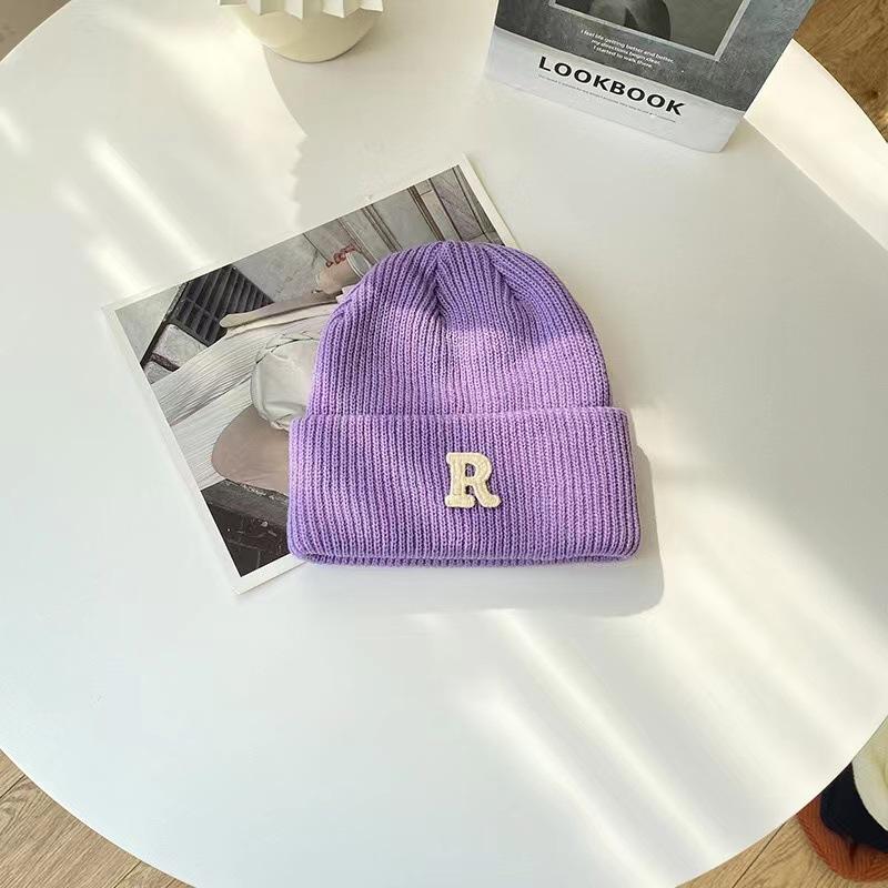 Wool Hat Autumn and Winter Student Hat Women's Day High Value Rough Knitted Versatile Loose Big Head Circumference Cold Hat