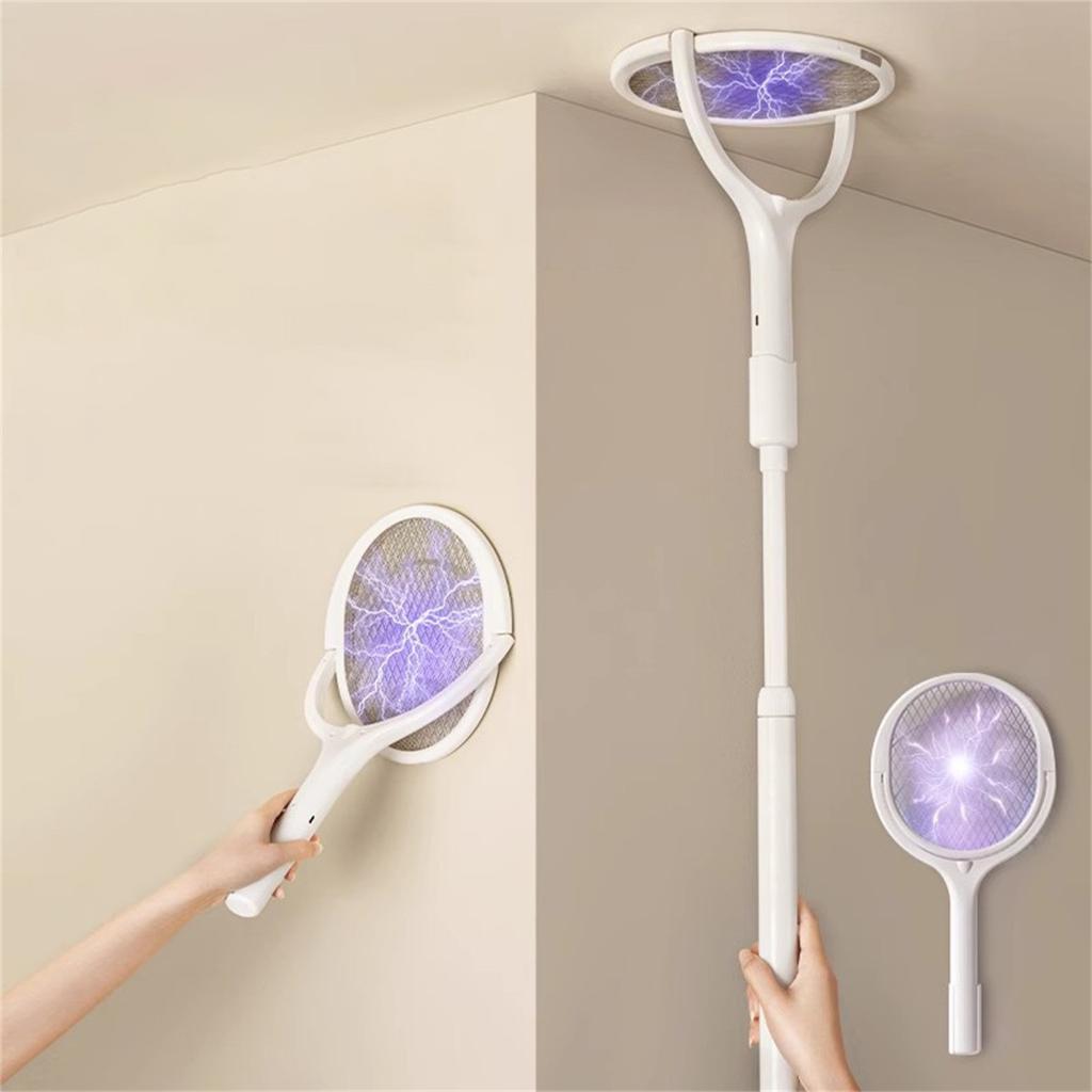  Dobíjecí elektrická plácačka na mouchy Zapper pro vnitřní i venkovní použití 