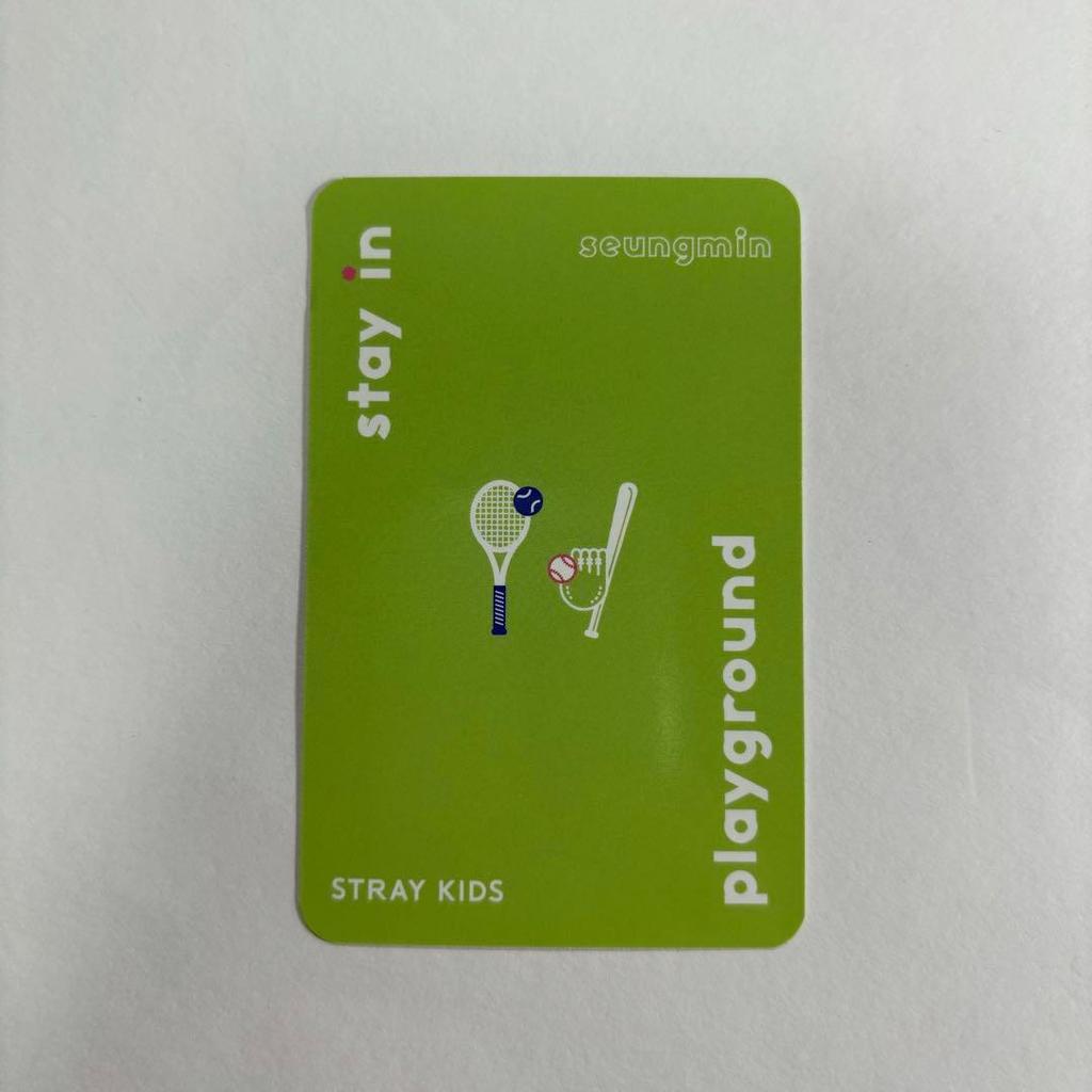 [USED] Stray Kids Seungmin Bonus Trading Card Playground Bonus Trading Card