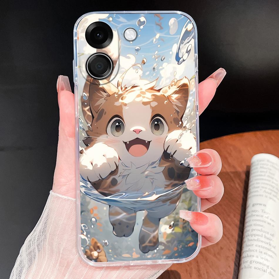 For Poco X8 Pro Max 5G Phone Case Leisure Style Soft Cover Transparent Silicone Funda For Poco X 8 Lightweight Anti Drop Bumper