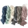 Artistic Style Long Solid Color Scarf for Women Summer and Autumn Photography Shawl Sunscreen Scarf