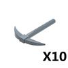 MOC Medieval Knight Building Block Helmet Mask Soldier Weapon Short Trident Shoulder Armour Vest Gun Hoe Axe Sword Toy Gift K127
