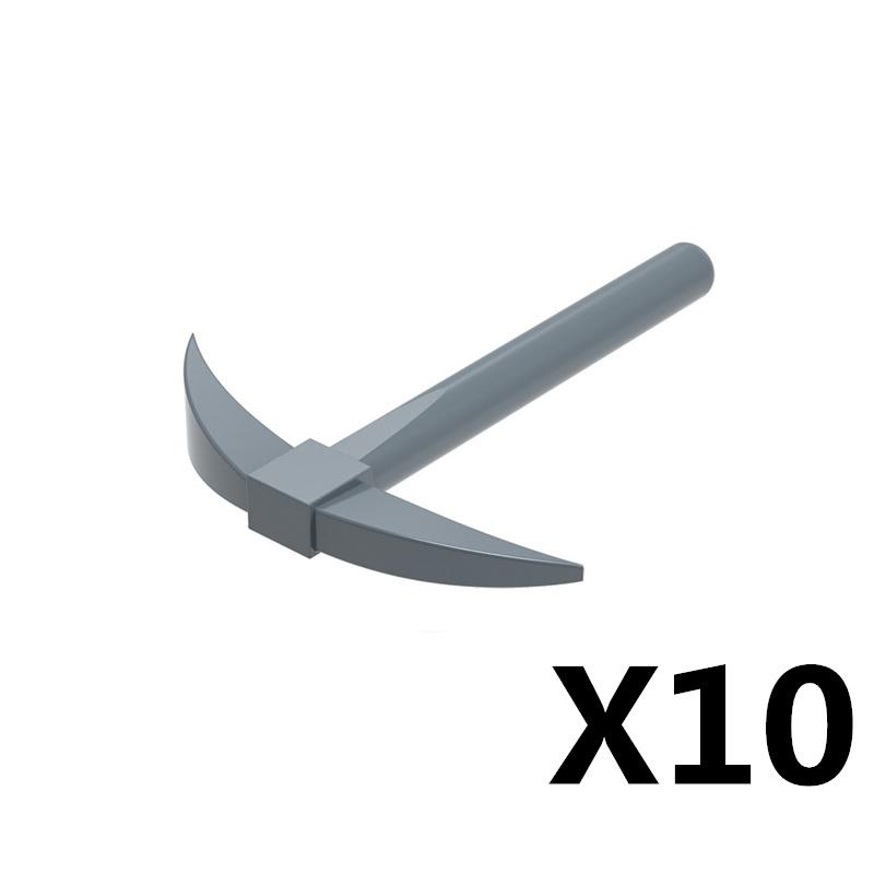 MOC Medieval Knight Building Block Helmet Mask Soldier Weapon Short Trident Shoulder Armour Vest Gun Hoe Axe Sword Toy Gift K127