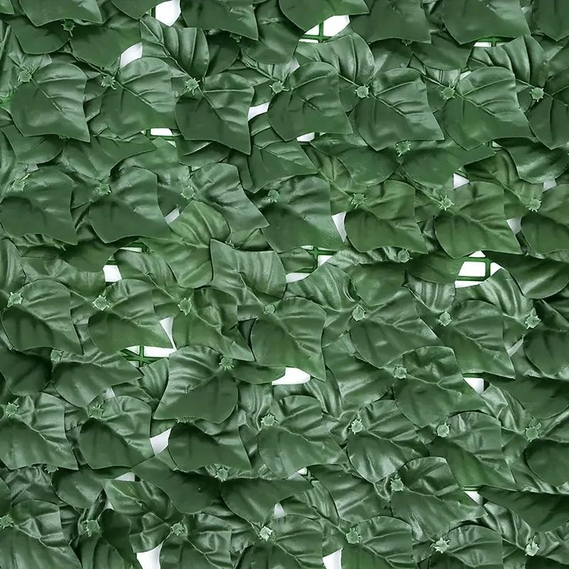 Artificial Green Fence Roll - 1pc, 300x100cm, for Outdoor Balcony & Garden Decor with Realistic Leaves, Ideal Christmas Tree Companion & Holiday Gift