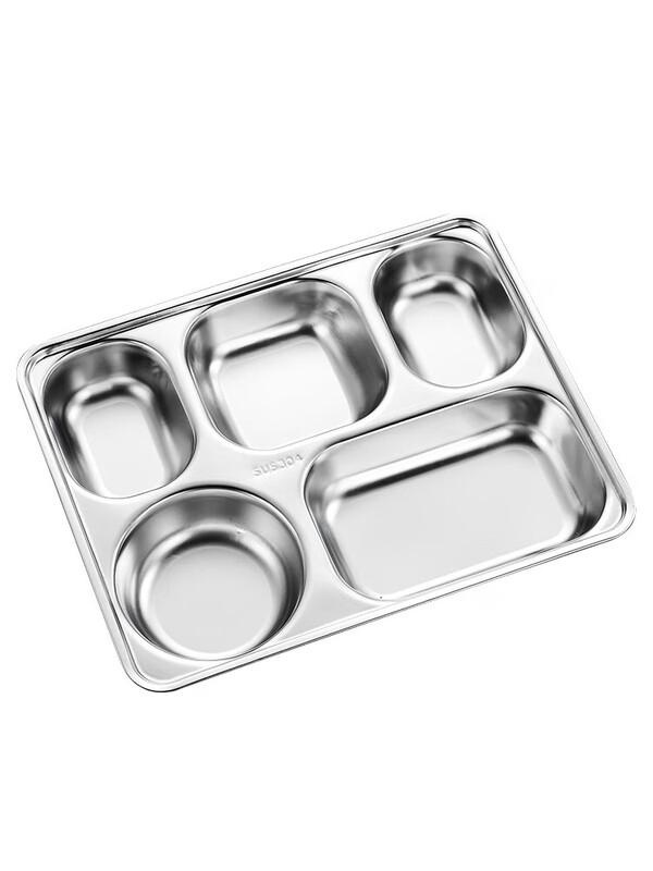 Wuhua 304 Stainless Steel Divided Lunch Box Set