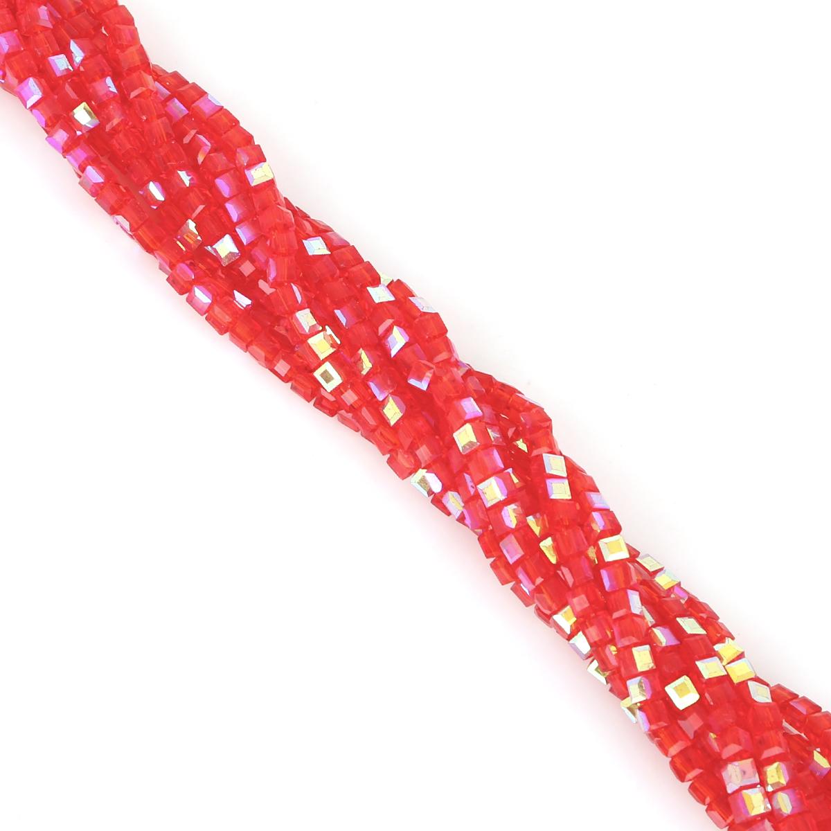 

Хрустальные стеклянные бусины квадратные свободные бусины-разделители для изготовления ювелирных изделий своими руками, браслетов и ожерелий