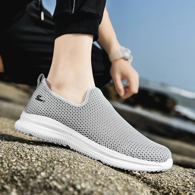 Comfortable Fashionable Antiskid Lightweight Hollowing Out Leather Casual Mesh Leather Shoes For Work Travel Suitable For Summer