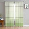 Wood Grain Grey Gradient Sheer Drapes for Bedroom Living Room Ornamentation Window Curtain for Kitchen Netting Voile Silk-like Fabric Drapes