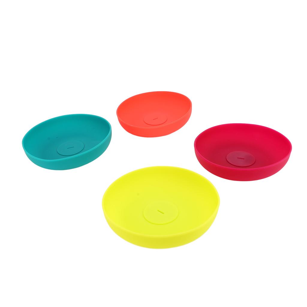 4pcs Silicone Ice Pop Stick Holder for Kids Dishwasher Safe Reusable Less Mess Frozen Treats Holder 