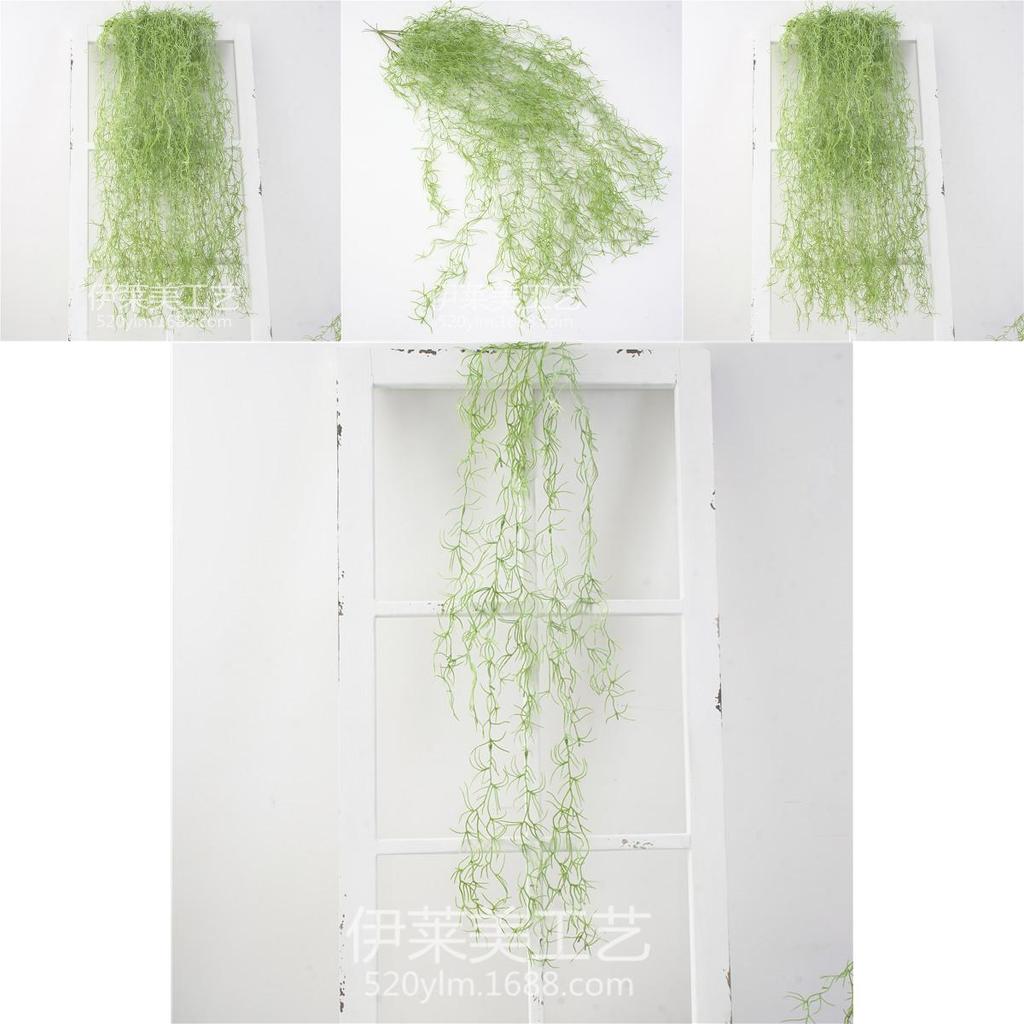 Greenery Wall Panel With Silk Plant Accents For Indoor Garden And Hallway