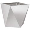 Plant Pot Silver 30 X 30 X 30 Cm Stainless Steel