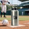 SANTECO 1900ml Vacuum Insulated Water Large Keeps Drinks Hot or Includes Compatible with Direct Drinking Sports Stylish Stainless Steel ERIE 3D Print