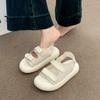 Summer new Velcro casual sports sandals lightweight thick sole one word belt fashion shoes women's shoes