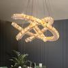 Pendant Lights Modern Round Ring Chandelier Crystal Lights Home Bedroom Living Room Fixtures Hanging Lamp