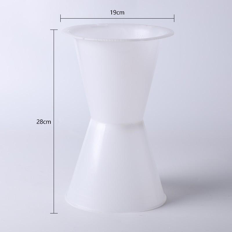 Dondon Plastic Flower Wrapping Tool: Arrow Tube Mold and Liner for Floral Arrangements