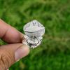 Womens day Sale Rutile Quartz Stone Solitaire Bird Ring Jewelry Sterling Silver