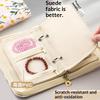 Transparent Jewelry Storage Book with Zipper Clear Pockets Thickened PVC Jewelry Holder Prevents Jewelry from Tangling Damage
