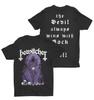 De Biker Heks Rijdt in de Nacht – Verzwart Speed Metal T-shirt