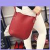 Borsa a mano da donna in pelle PU stile vintage, piccola borsa a secchiello a tracolla per donne alla moda