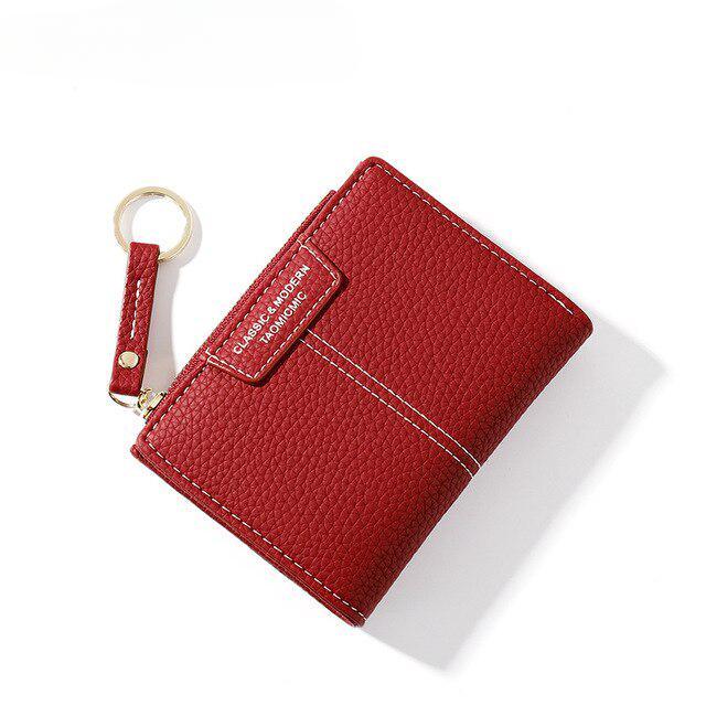 Fashion Short Women Wallets ID Card Holder Zipper Coin Pocket Ladies Purses Female Wallet CLE