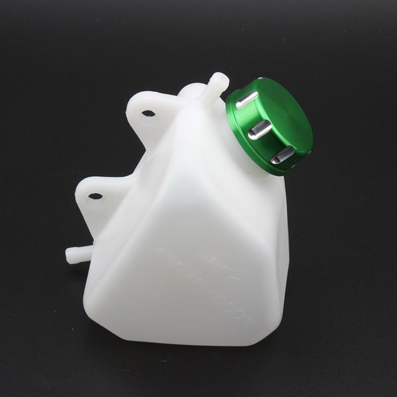 Motorcycle Tank Radiator Water Bottle Coolant Reservoir For Kawasaki Klx250 1994-2007 Plastic Engine Parts