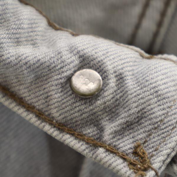 Levi's 90s High Waist Denim Pants W29 Light Gray Jeans Men's Used