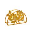 Nordic Style Ironwork Gold Tissue Holder Space-Saving Flower Tissue Dispenser  Restaurant