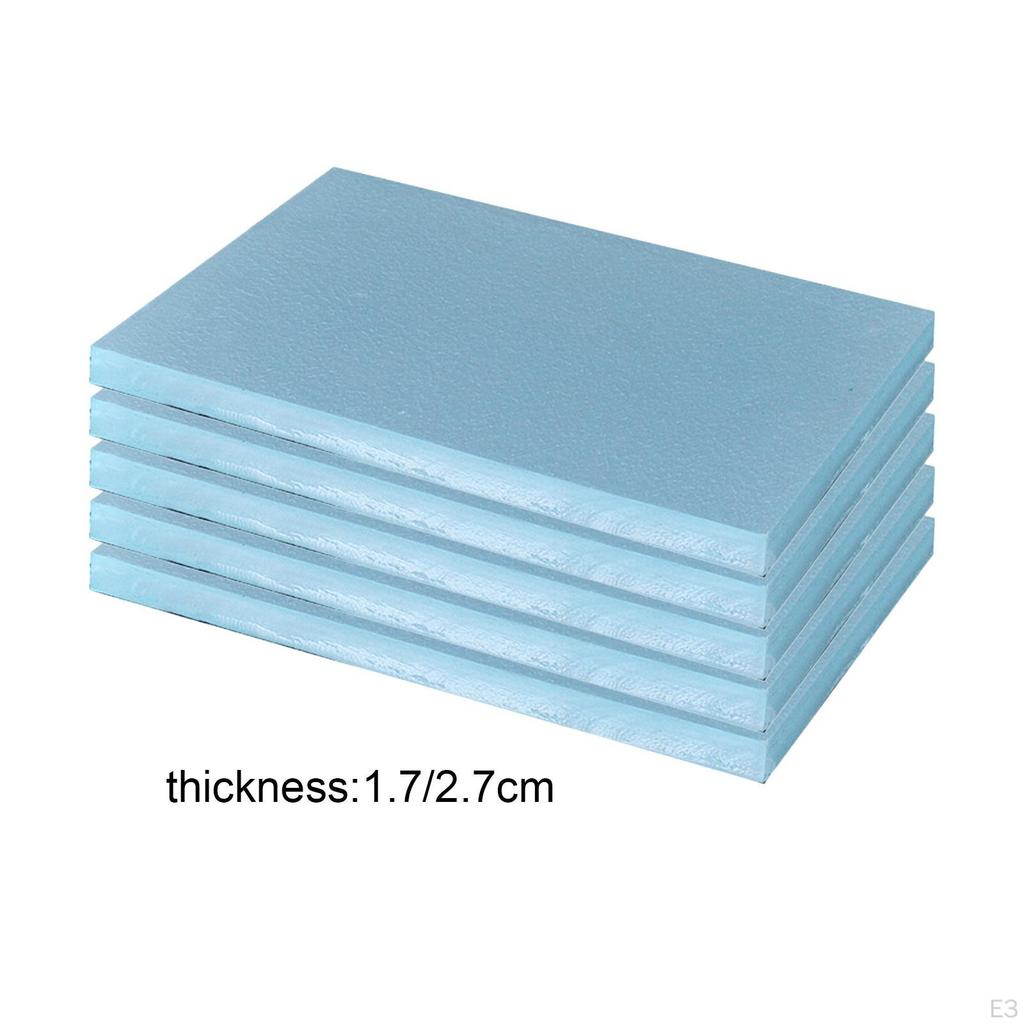 5 Stück Schaumstoffplatten-Einsatz für DIY Kunsthandwerk, Plattenblätter Mikro-Landschaft