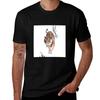 Tiger With Trees Calligraphy Painting Art Tshirt Dry Fit Running Short Sleeve Top