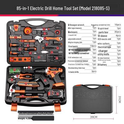 Cordless Drill Tool Kit CN Plug (adapter Included)