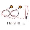 Remote Control Cars Spotlights with   Metal Mounts Round LED RC Car Lights