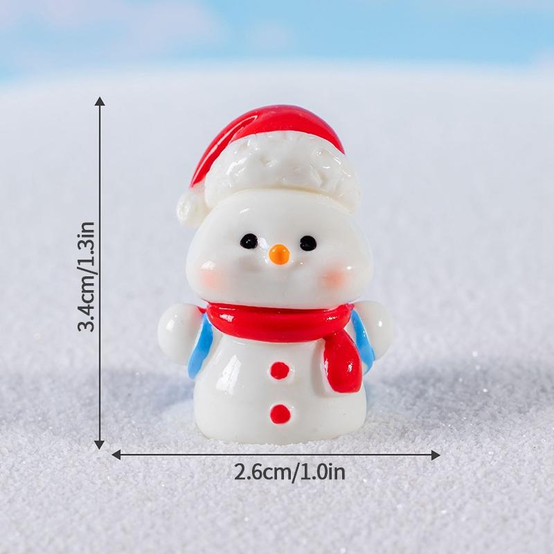 Santa Claus Statues Desk Accessorie Mini Cartoon Xmas Ornament Home Decorations Christmas Decorations 2025 Newa Year Gifts