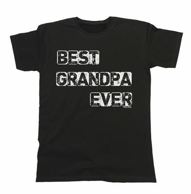 Mens Fathers Day Gift  TShirt BEST GRANDPA Ever Funny Grandfather Present