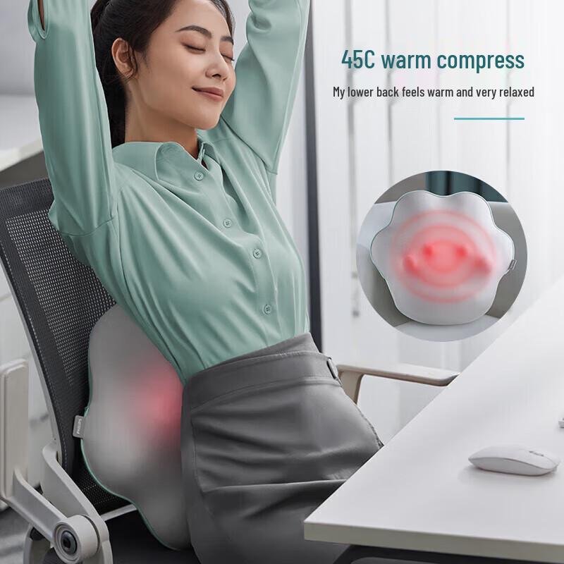 Philips Cordless Heated Lumbar Massager Pillow