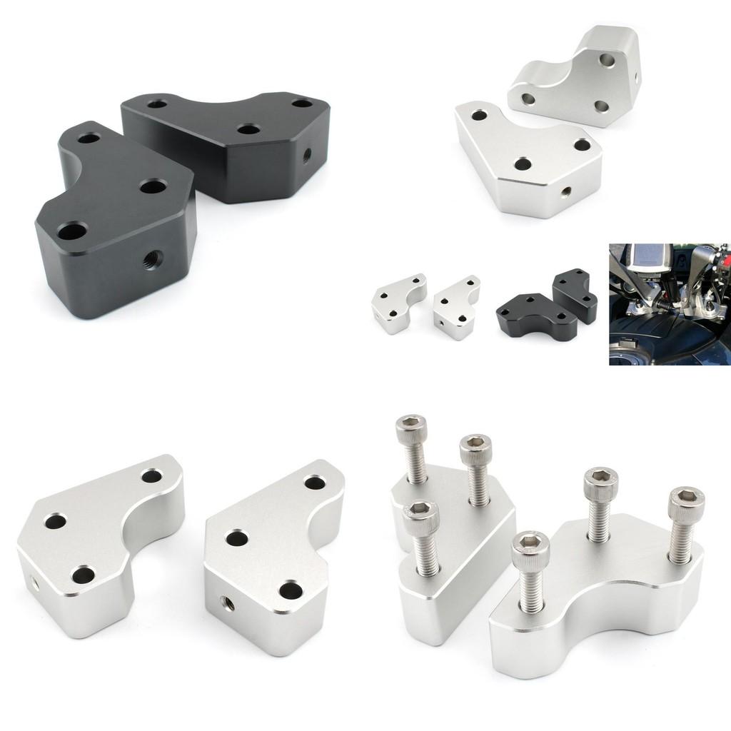 Premium Heightening Seat Riser For Kawasaki Gtr1400 2008 To 2019 Sleek Silver Finish