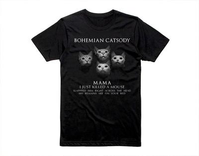 Mama I Just Killed A Mouse "Bohemian Catsody" Tshirt T Shirt Queen-