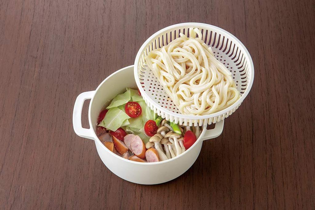 Skater Microwave Cocotte Powder MWCP2 Cookware, Style, Color, White, 18cm,