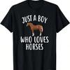 Just A  Who Loves HORSES Shirt Funny HORSE T-Shirt