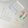 Silicone Nail Carving Mold Flower 3D Acrylic Nail Art Decorations Stamping Plates Diy Manicure Nail Accessories Tools