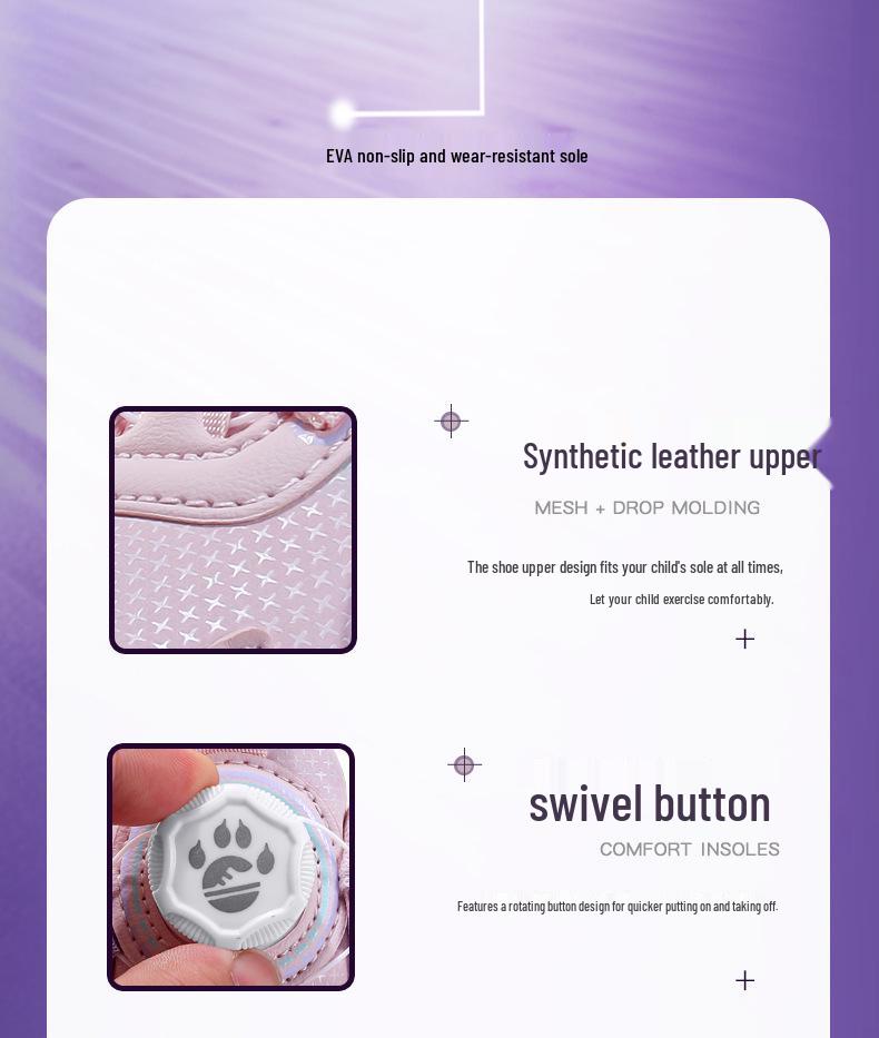 Girls' Basketball & Running Shoes - Non-slip, Shock-Absorbing, Trendy Autumn Trainers