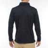 Admiral Golf Classic Union Jack Logo Jacquard Long Sleeve Shirt ADMA364 10BLK Men's