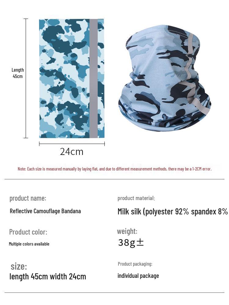 Quick-Dry Multifunctional Sun Protection Scarf for Cycling and Sports