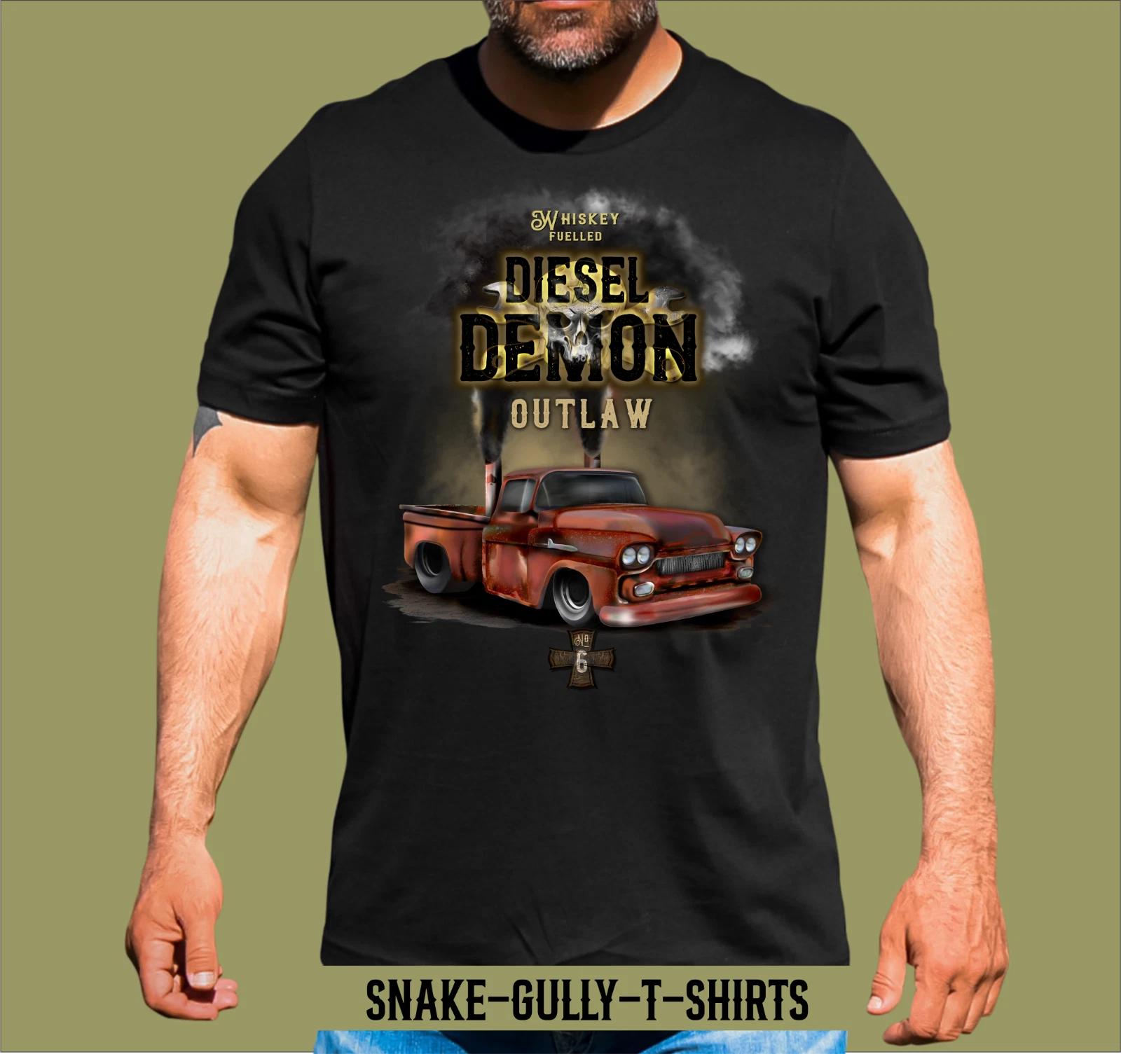 DIESEL DEMON OUTLAW RAT ROD T-SHIRT 3XL