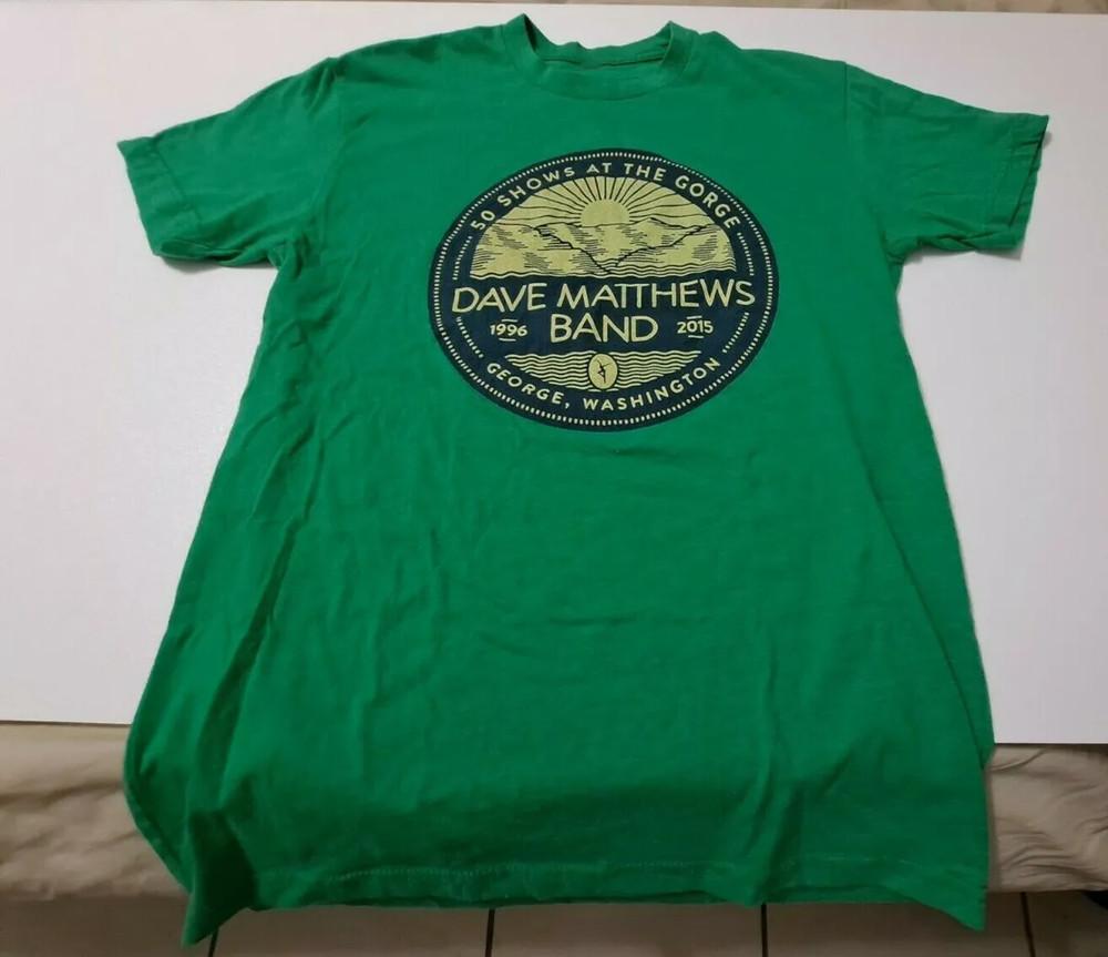 Dave Matthews Band 50 Shows At The Gorge Shirt Tuff Green Unisex S-5XL Unisex T-Shirt S